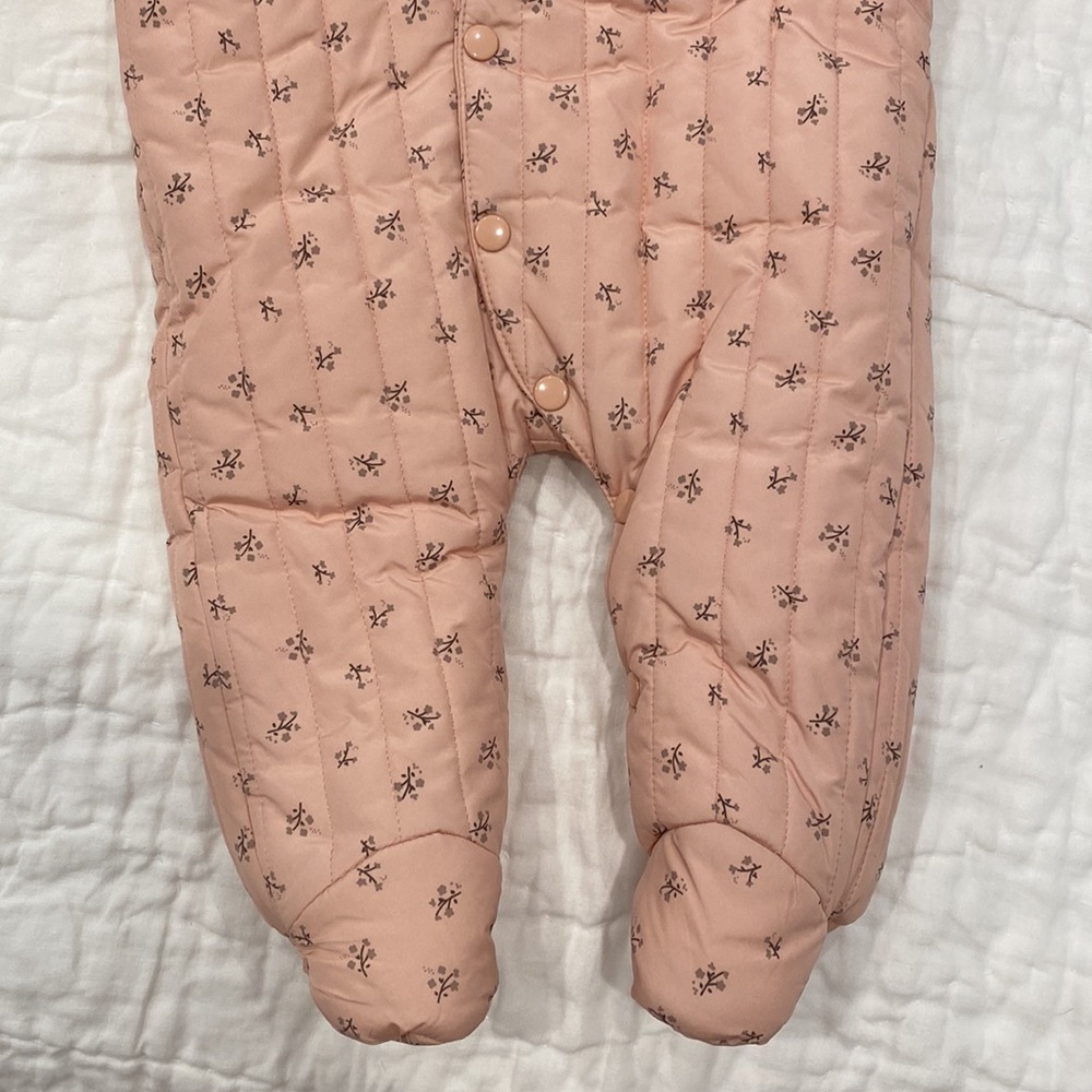 Zara Pink Baby Snowsuit - Picture 3 of 6